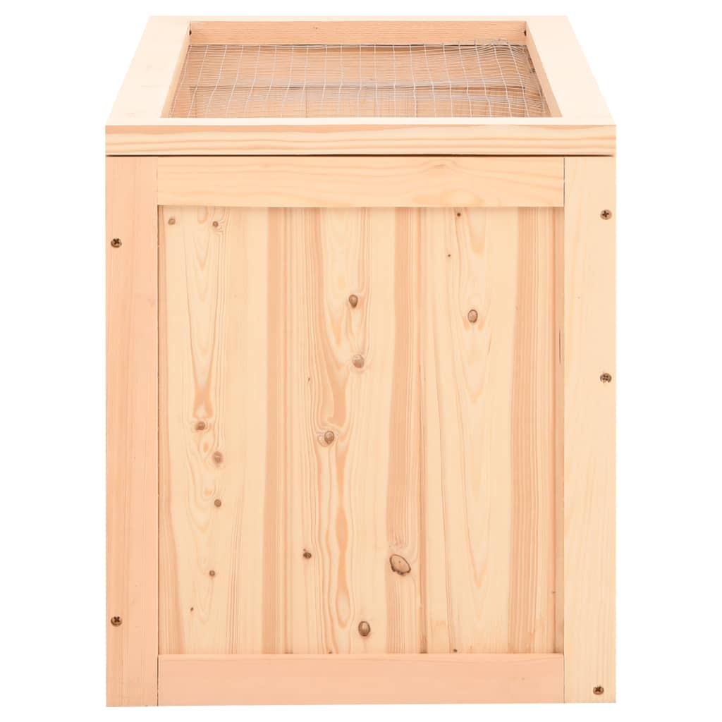 Cușcă pentru hamsteri, 60x35,5x42 cm, lemn masiv de brad Lando - Lando