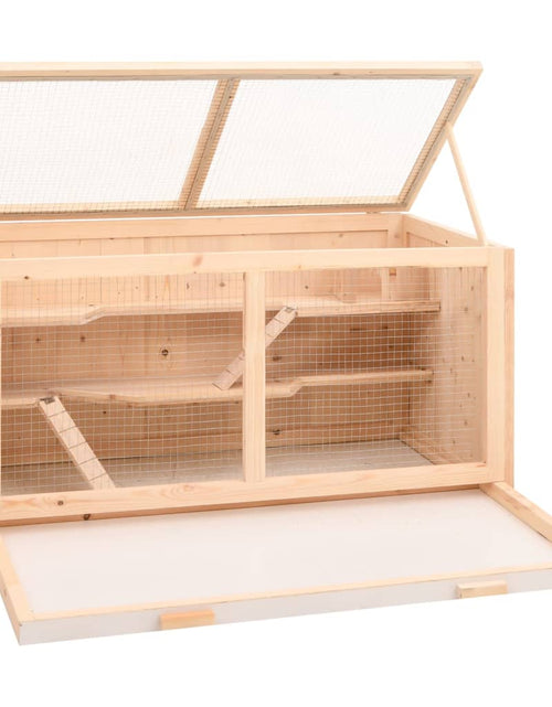 Încărcați imaginea în vizualizatorul Galerie, Cușcă pentru hamsteri, 104x52x54 cm, lemn masiv de brad Lando - Lando
