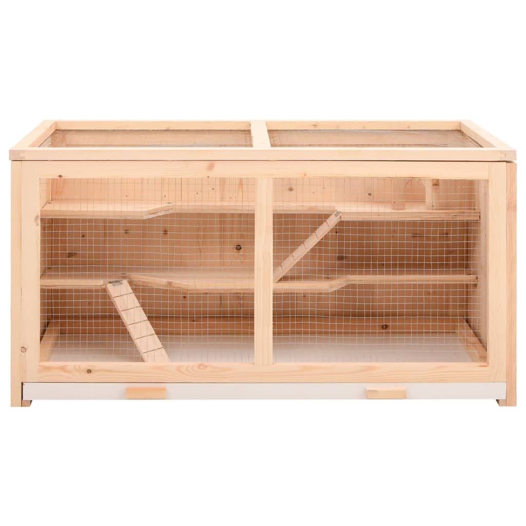Cușcă pentru hamsteri, 104x52x54 cm, lemn masiv de brad Lando - Lando