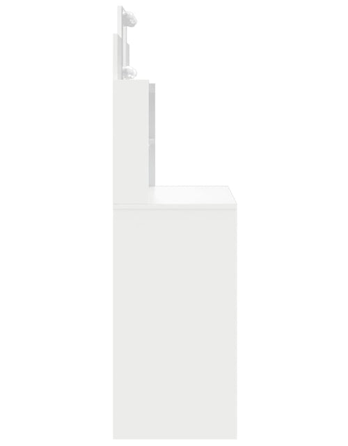 Загрузите изображение в средство просмотра галереи, Masă de toaletă cu LED-uri albe, 96x40x142 cm - Lando
