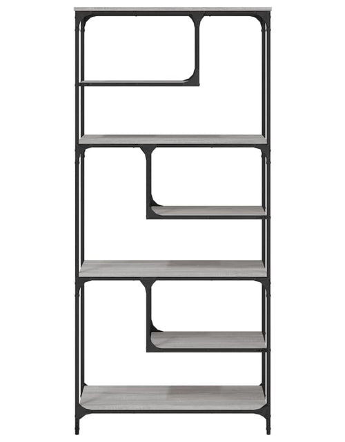 Încărcați imaginea în vizualizatorul Galerie, Bibliotecă, sonoma gri, 81x36x176 cm, lemn compozit Lando - Lando
