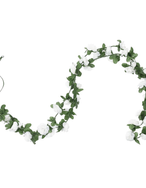Загрузите изображение в средство просмотра галереи, Ghirlande de flori artificiale, 6 buc. alb de primăvară, 250 cm - Lando
