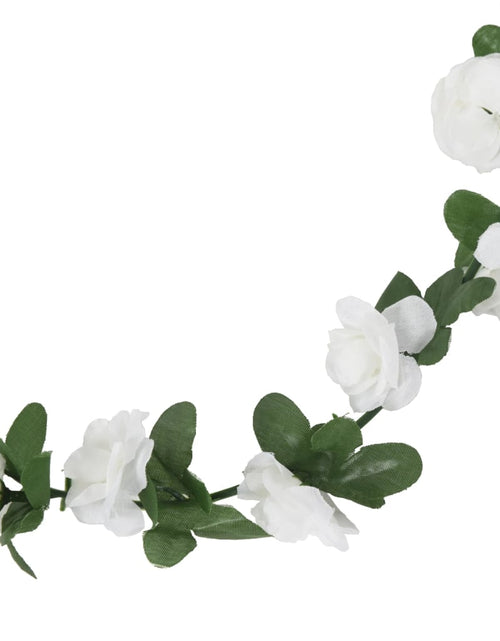 Încărcați imaginea în vizualizatorul Galerie, Ghirlande de flori artificiale, 6 buc. alb de primăvară, 250 cm - Lando
