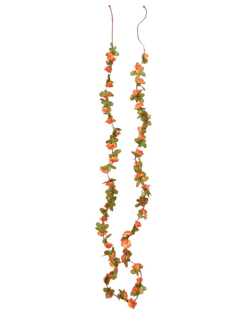 Загрузите изображение в средство просмотра галереи, Ghirlande de flori artificiale, 6 buc., portocaliu, 250 cm - Lando
