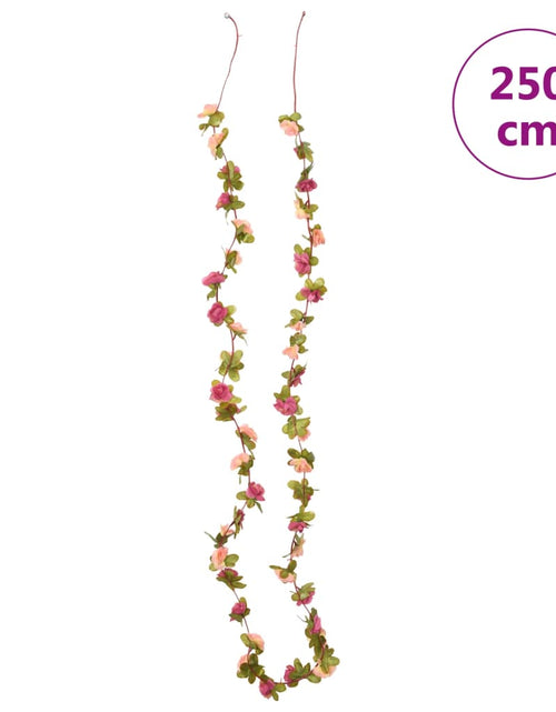 Încărcați imaginea în vizualizatorul Galerie, Ghirlande de flori artificiale, 6 buc. roșu roze, 250 cm - Lando
