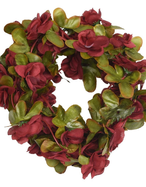 Încărcați imaginea în vizualizatorul Galerie, Ghirlande de flori artificiale, 6 buc. roșu vin, 250 cm - Lando
