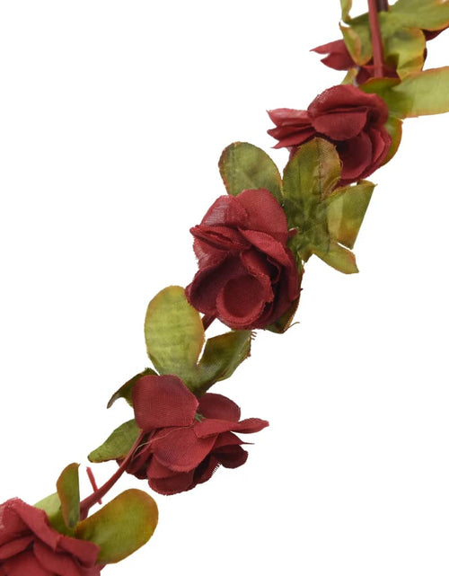Загрузите изображение в средство просмотра галереи, Ghirlande de flori artificiale, 6 buc. roșu vin, 250 cm - Lando

