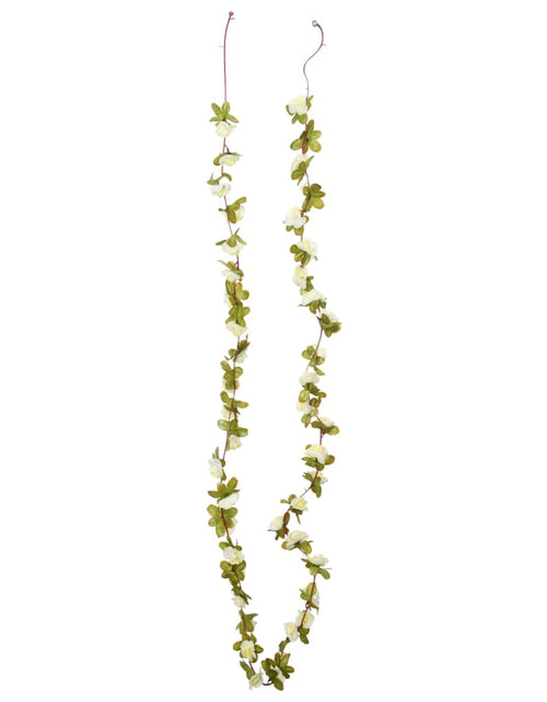 Загрузите изображение в средство просмотра галереи, Ghirlande de flori artificiale, 6 buc., alb, 250 cm - Lando
