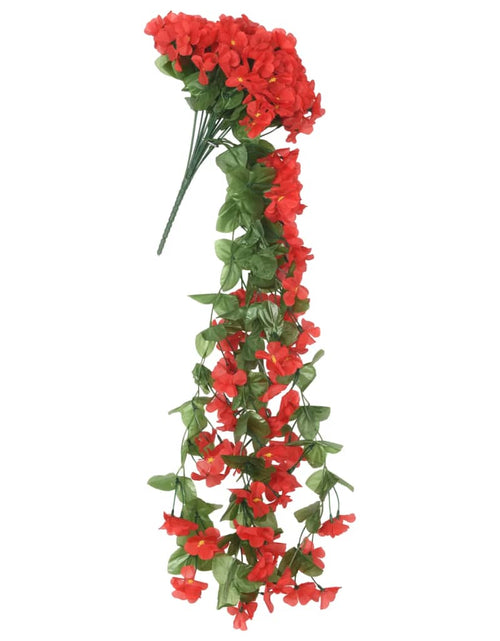 Загрузите изображение в средство просмотра галереи, Ghirlande de flori artificiale, 3 buc., roșu, 85 cm - Lando
