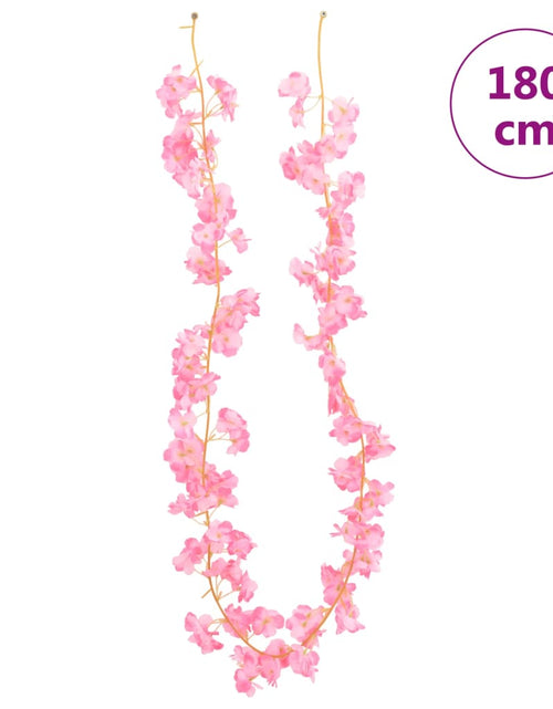 Încărcați imaginea în vizualizatorul Galerie, Ghirlande de flori artificiale, 6 buc., roz închis, 180 cm - Lando
