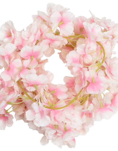 Încărcați imaginea în vizualizatorul Galerie, Ghirlande de flori artificiale, 6 buc., roz deschis, 180 cm - Lando
