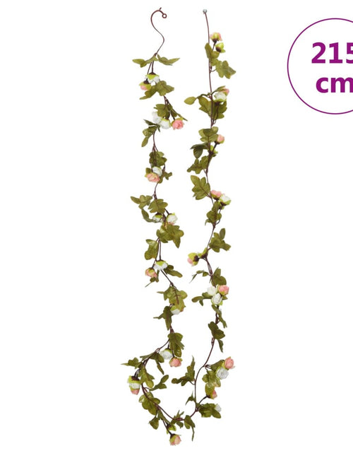 Încărcați imaginea în vizualizatorul Galerie, Ghirlande de flori artificiale, 6 buc., șampanie, 215 cm - Lando
