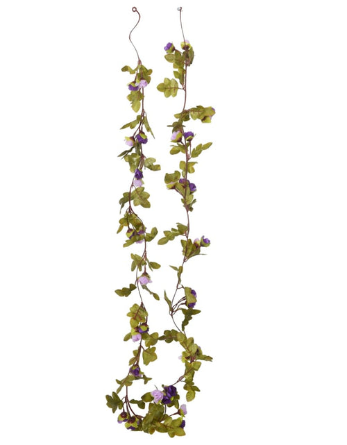 Încărcați imaginea în vizualizatorul Galerie, Ghirlande de flori artificiale, 6 buc., violet deschis, 215 cm - Lando
