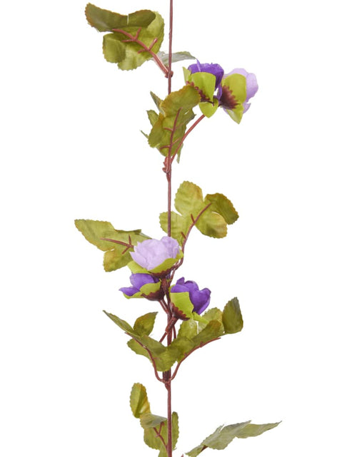 Загрузите изображение в средство просмотра галереи, Ghirlande de flori artificiale, 6 buc., violet deschis, 215 cm - Lando
