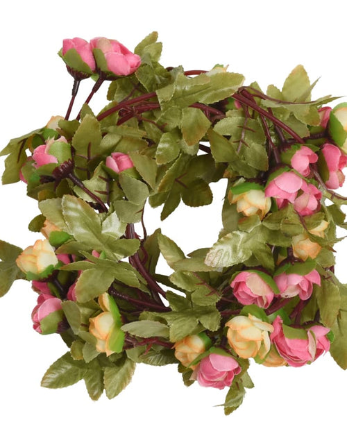 Încărcați imaginea în vizualizatorul Galerie, Ghirlande de flori artificiale, 6 buc., roz, 215 cm - Lando
