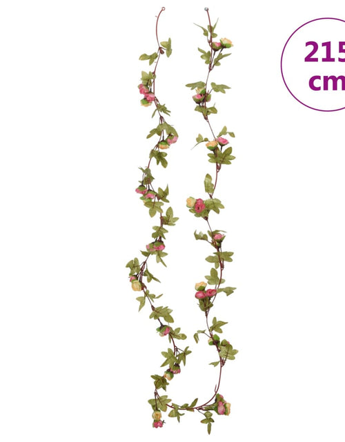 Загрузите изображение в средство просмотра галереи, Ghirlande de flori artificiale, 6 buc., roz, 215 cm - Lando
