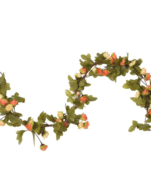 Încărcați imaginea în vizualizatorul Galerie, Ghirlande de flori artificiale 6 buc. roșu apus de soare 215 cm - Lando
