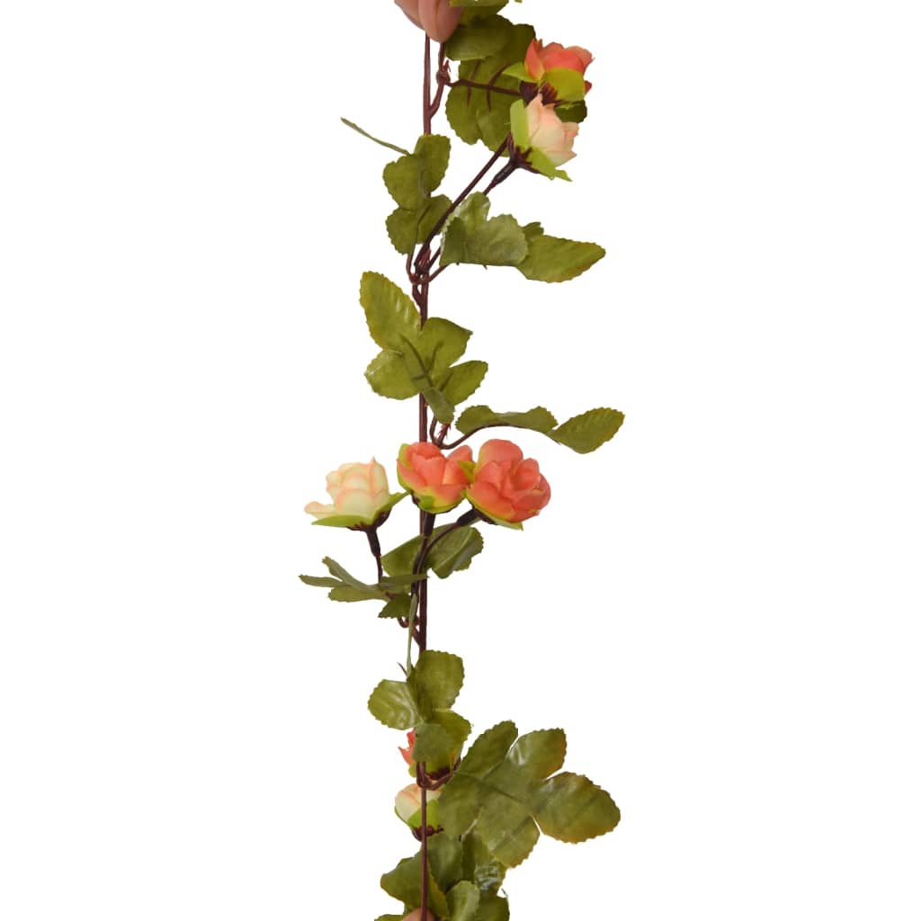 Ghirlande de flori artificiale 6 buc. roșu apus de soare 215 cm - Lando