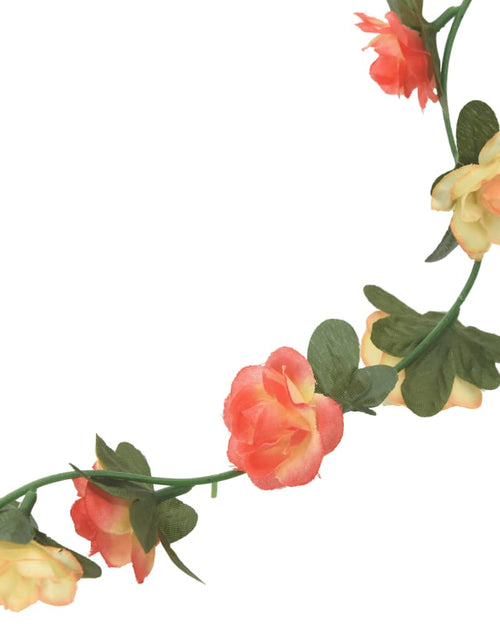 Загрузите изображение в средство просмотра галереи, Ghirlande de flori artificiale, 6 buc., rose și șampanie 240 cm - Lando
