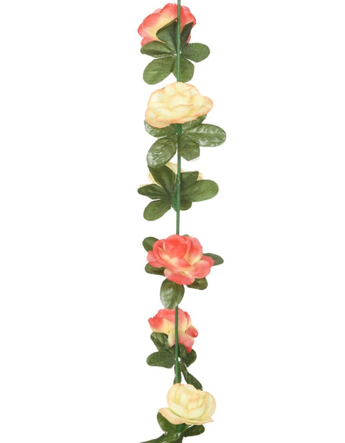 Загрузите изображение в средство просмотра галереи, Ghirlande de flori artificiale, 6 buc., rose și șampanie 240 cm - Lando
