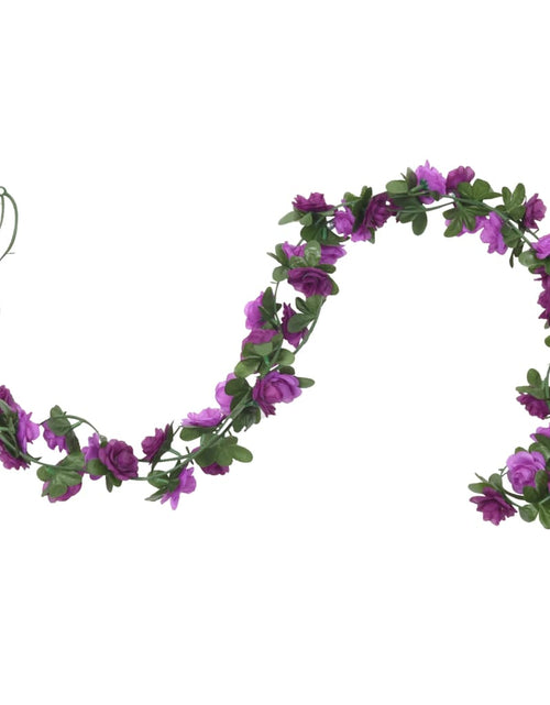 Загрузите изображение в средство просмотра галереи, Ghirlande de flori artificiale, 6 buc., violet deschis, 240 cm - Lando
