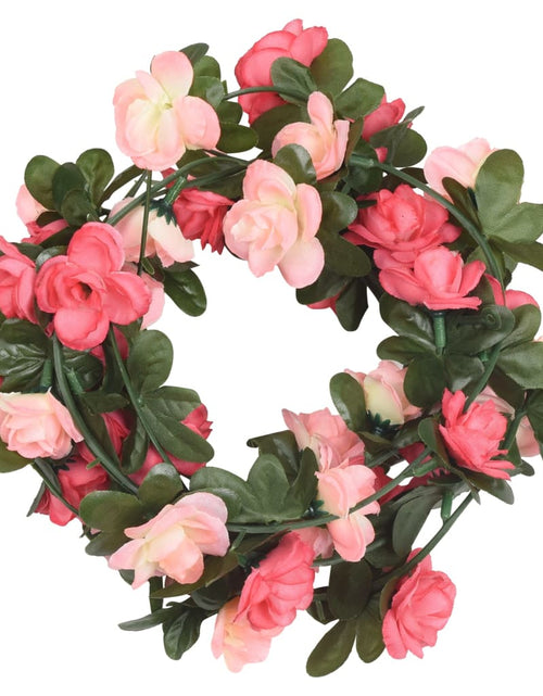 Încărcați imaginea în vizualizatorul Galerie, Ghirlande de flori artificiale, 6 buc., roze, 240 cm - Lando
