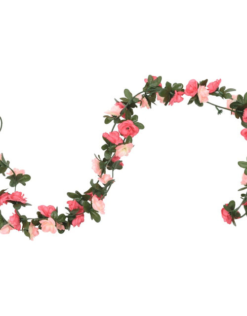Загрузите изображение в средство просмотра галереи, Ghirlande de flori artificiale, 6 buc., roze, 240 cm - Lando
