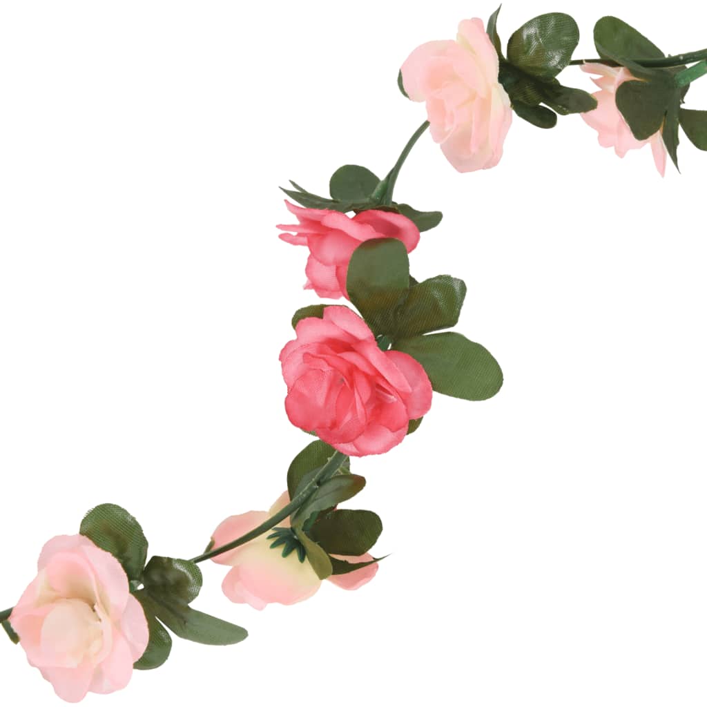 Ghirlande de flori artificiale, 6 buc., roze, 240 cm - Lando