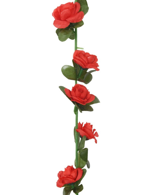 Загрузите изображение в средство просмотра галереи, Ghirlande de flori artificiale, 6 buc., roșu, 240 cm - Lando
