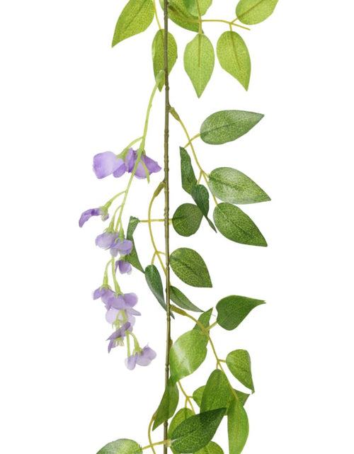 Încărcați imaginea în vizualizatorul Galerie, Ghirlande de flori artificiale, 6 buc., violet, 200 cm - Lando
