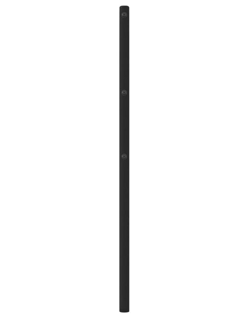 Загрузите изображение в средство просмотра галереи, Tăblie de pat metalică, negru, 135 cm - Lando
