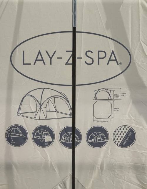 Încărcați imaginea în vizualizatorul Galerie, Bestway Cort cupolă Lay-Z-Spa pentru cadă hidromasaj, 390x390x255 cm Lando - Lando
