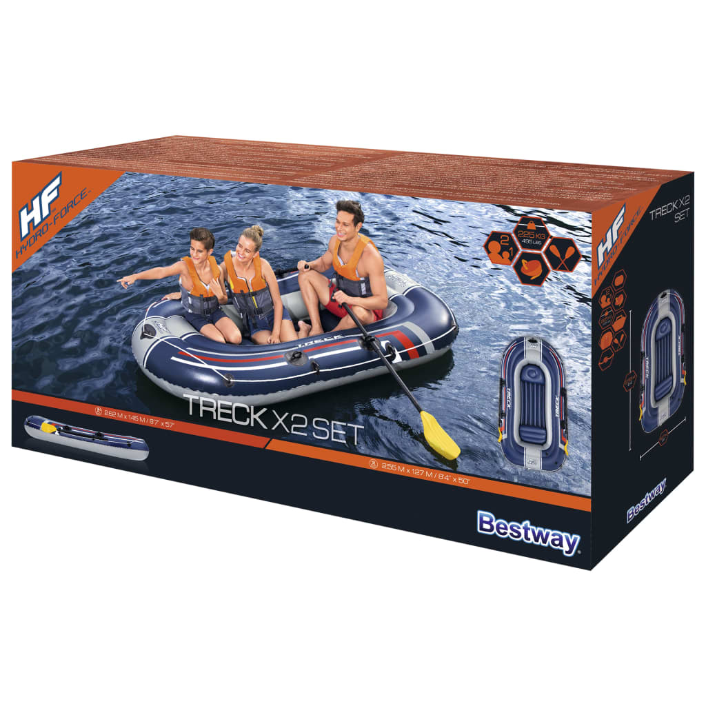 Bestway Set barcă gonflabilă Hydro-Force Treck x2, 255x127 cm Lando - Lando