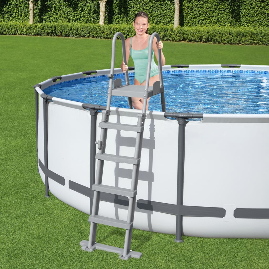 Bestway Scară de siguranță piscină cu 4 trepte Flowclear, 132 cm Lando - Lando