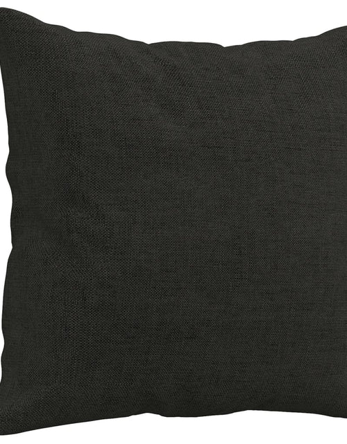 Încărcați imaginea în vizualizatorul Galerie, Canapea cu 3 locuri cu pernuțe, negru, 180 cm, textil - Lando
