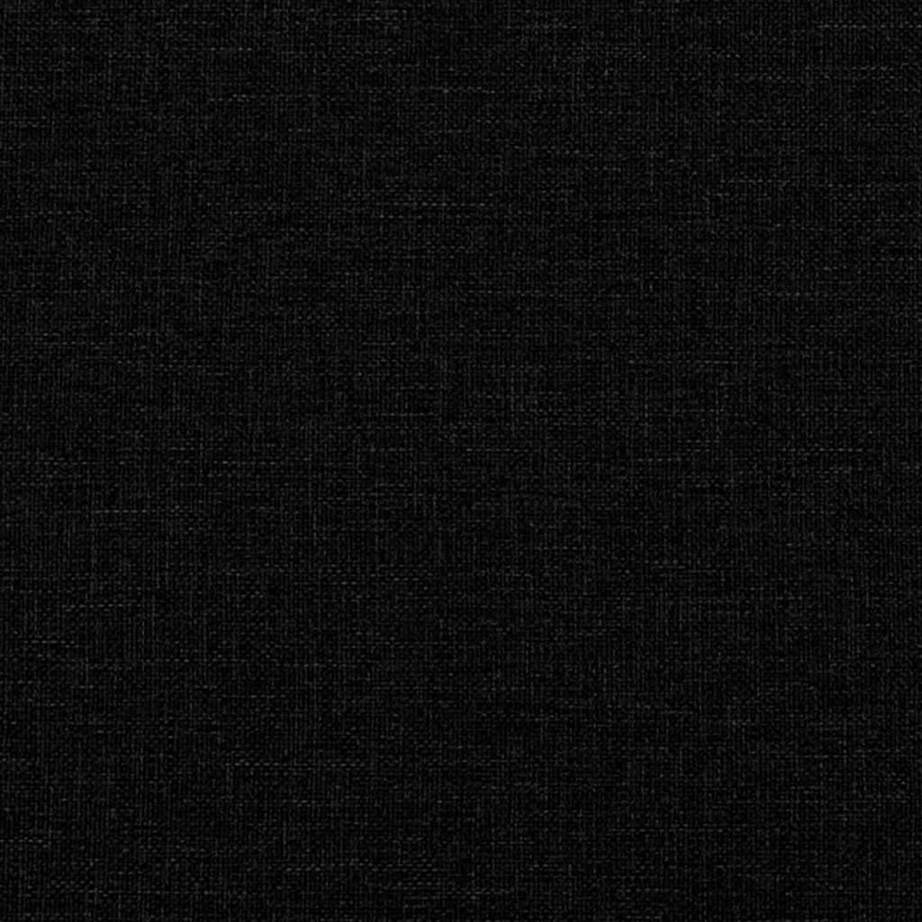 Set de canapele, 2 piese, negru, material textil - Lando