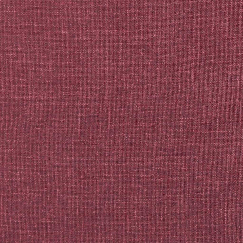 Set de canapea, 2 piese, roșu vin, material textil - Lando