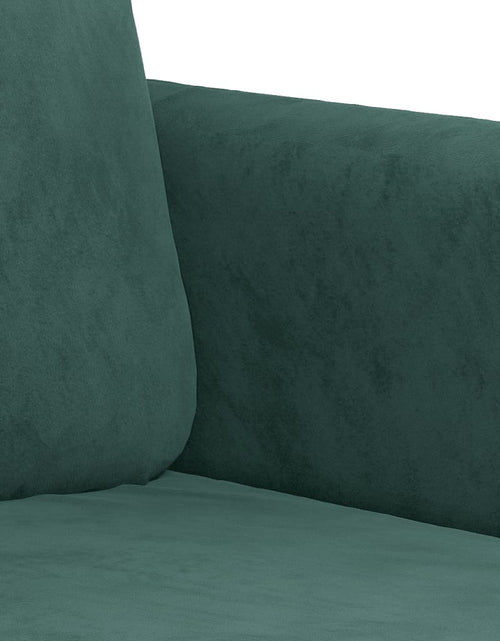Încărcați imaginea în vizualizatorul Galerie, Set canapele, 2 piese, verde închis, catifea - Lando
