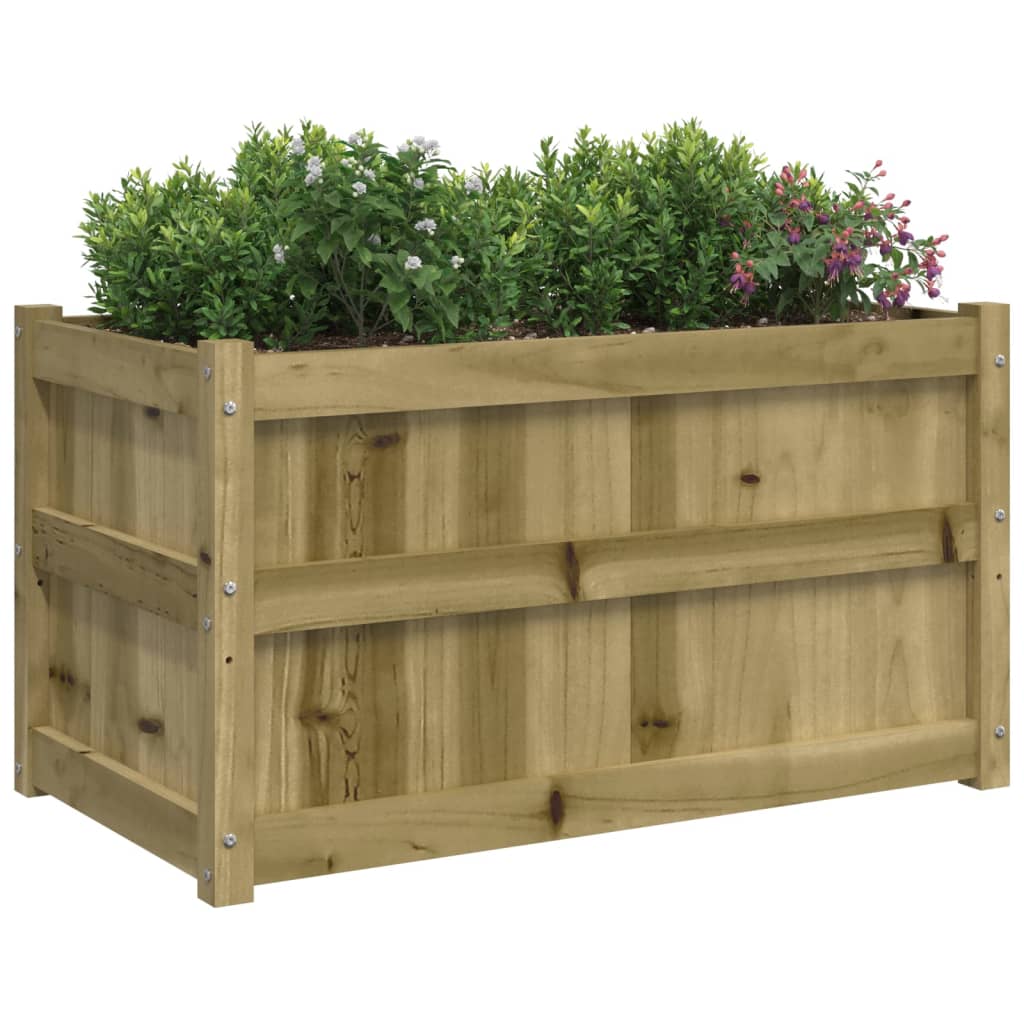 Jardiniere de gradina , 2 buc., lemn de pin impregnat - Lando