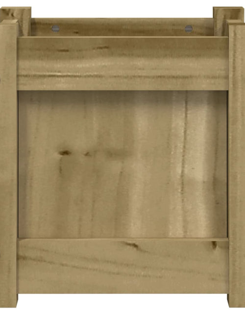Încărcați imaginea în vizualizatorul Galerie, Jardinieră de grădină, 31x31x31 cm, lemn de pin impregnat - Lando
