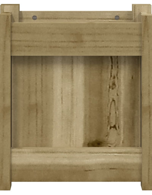 Încărcați imaginea în vizualizatorul Galerie, Jardinieră de grădină, 31x31x31 cm, lemn de pin impregnat - Lando
