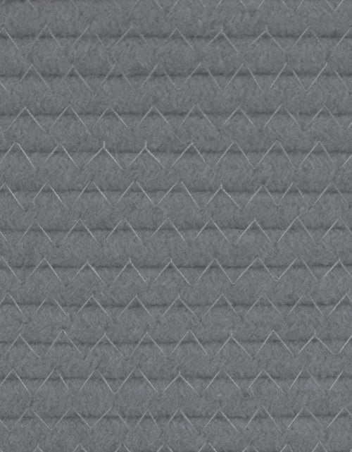 Încărcați imaginea în vizualizatorul Galerie, Coșuri de depozitare 2 buc. gri și alb Ø24x18 cm bumbac - Lando
