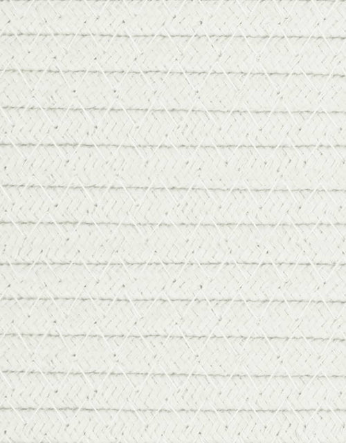 Încărcați imaginea în vizualizatorul Galerie, Coșuri de depozitare 2 buc. gri și alb Ø24x18 cm bumbac - Lando
