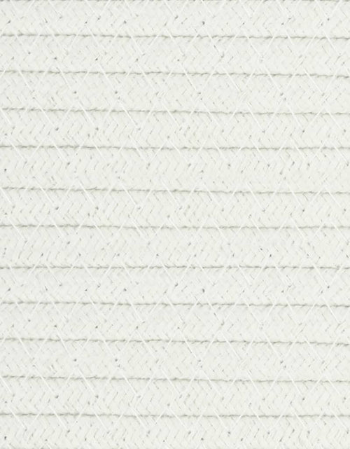 Încărcați imaginea în vizualizatorul Galerie, Coșuri de depozitare 2 buc. maro și alb Ø28x28 cm bumbac - Lando
