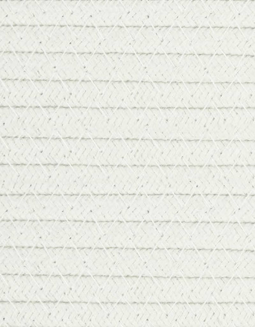 Încărcați imaginea în vizualizatorul Galerie, Coș de rufe, gri și alb, Ø60x36 cm, bumbac - Lando
