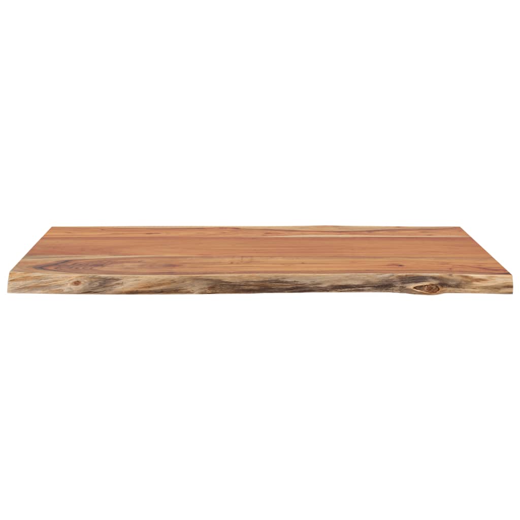 Masă laterală 50x40x2,5 cm lemn masiv acacia, margine naturală - Lando