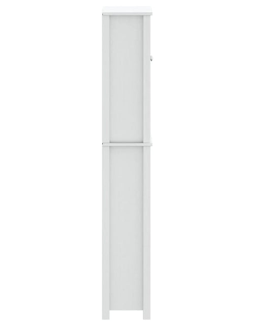 Încărcați imaginea în vizualizatorul Galerie, Depozitare deasupra toaletei „BERG” alb 60x27x164,5 cm lemn - Lando
