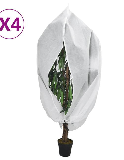 Загрузите изображение в средство просмотра галереи, Huse pentru plante din fleece cu fermoar 4 buc 70 g/m² 1x1,55 m Lando - Lando
