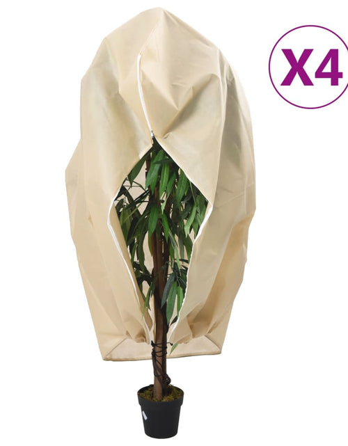 Загрузите изображение в средство просмотра галереи, Huse de plante din fleece cu fermoar 4 buc. 70 g/m² 1x1,55 m Lando - Lando
