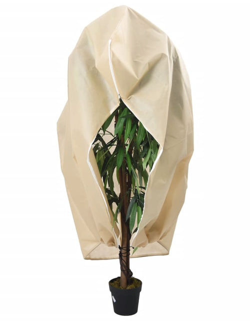 Încărcați imaginea în vizualizatorul Galerie, Huse de plante din fleece cu fermoar 10 buc 70 g/m² 1,55x1,55 m Lando - Lando
